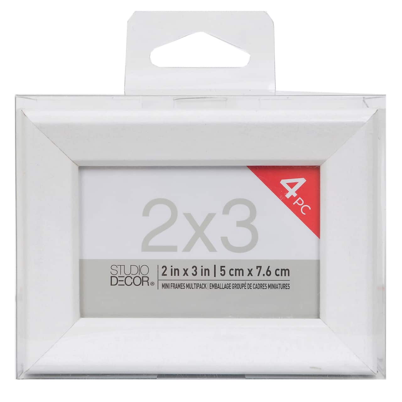 4 Pack of Mini Frames By Studio D&#xE9;cor&#xAE;